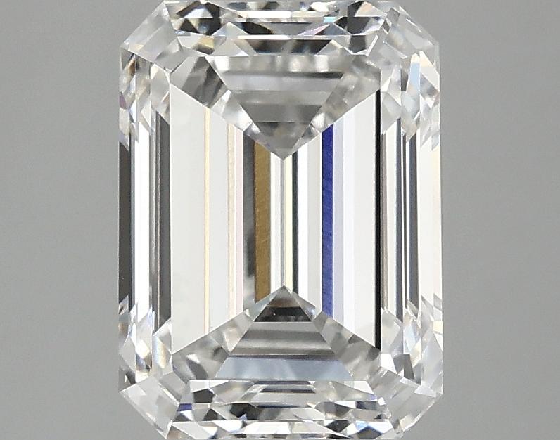 2.95 Carat Emerald Shaped Excellent Cut VVS2 IGI Certified Lab Grown Diamond