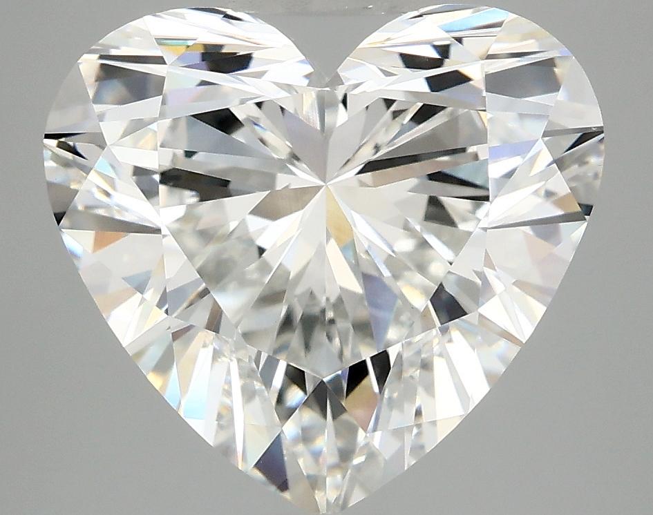 5.03 Carat Heart Shaped Ideal Cut VVS2 IGI Certified Lab Grown Diamond