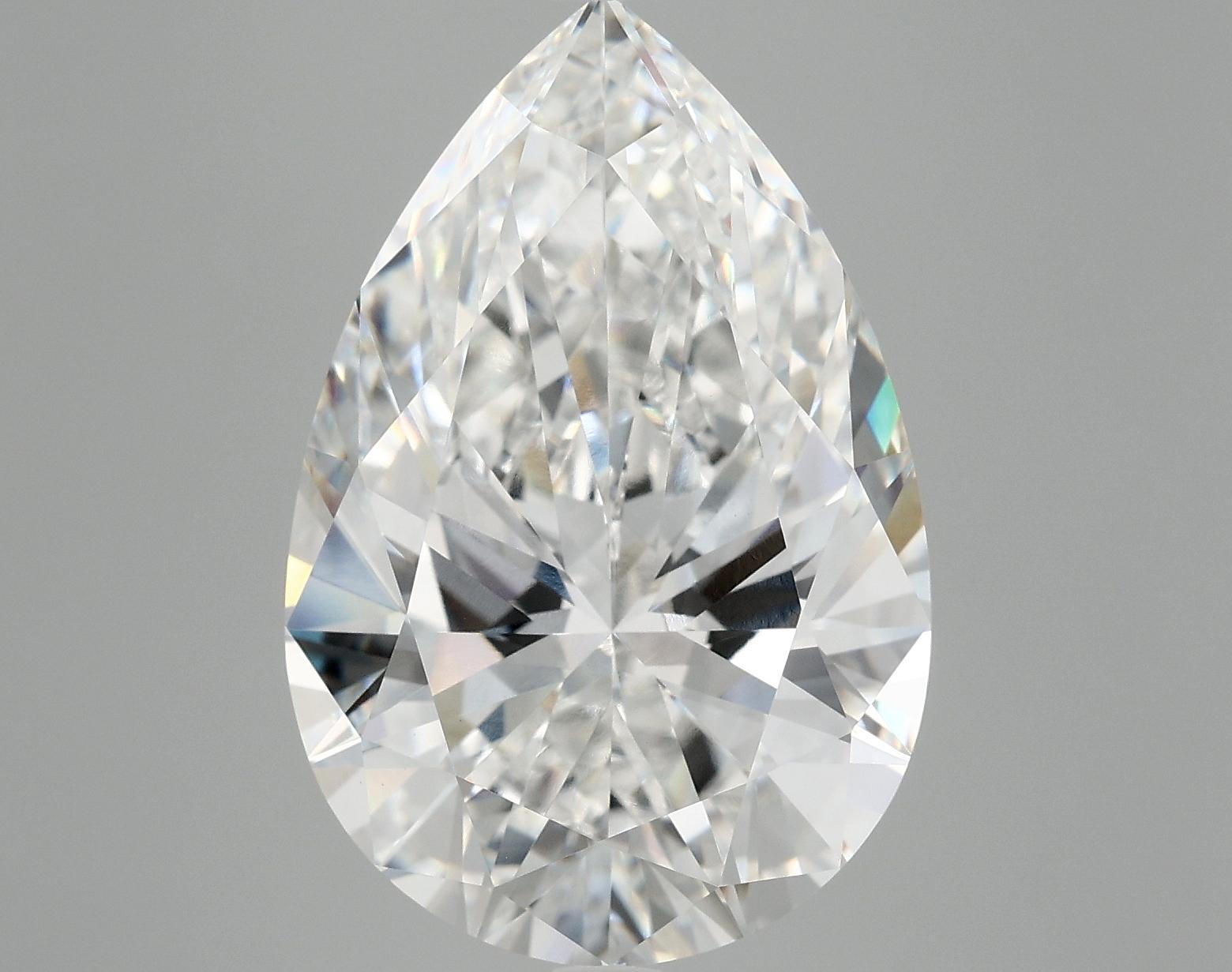 10.11 Carat Pear Shaped Excellent Cut VVS2 IGI Certified Lab Grown Diamond