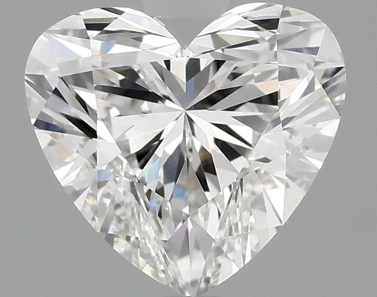 2.5 Carat Heart Shaped Ideal Cut VVS2 IGI Certified Lab Grown Diamond