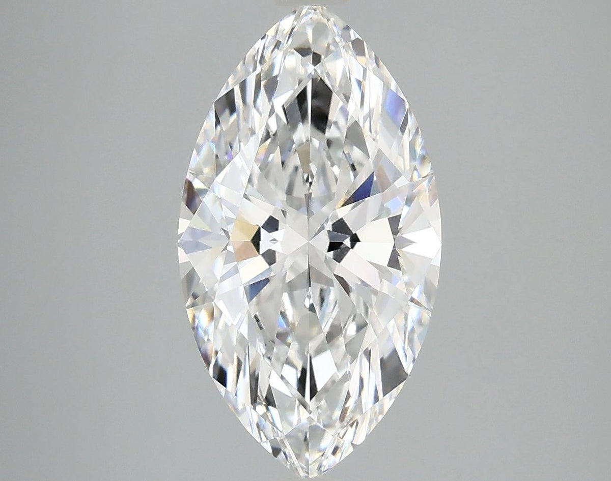 3.03 Carat Marquise Shaped Excellent Cut VVS2 IGI Certified Lab Grown Diamond