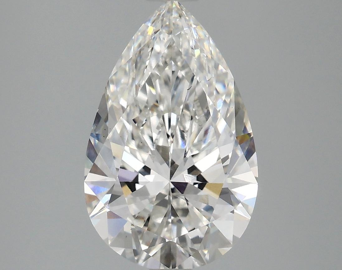 3.04 Carat Pear Shaped Ideal Cut VS2 IGI Certified Lab Grown Diamond