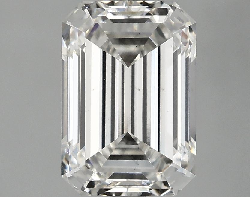2.84 Carat Emerald Shaped Ideal Cut VS2 IGI Certified Lab Grown Diamond
