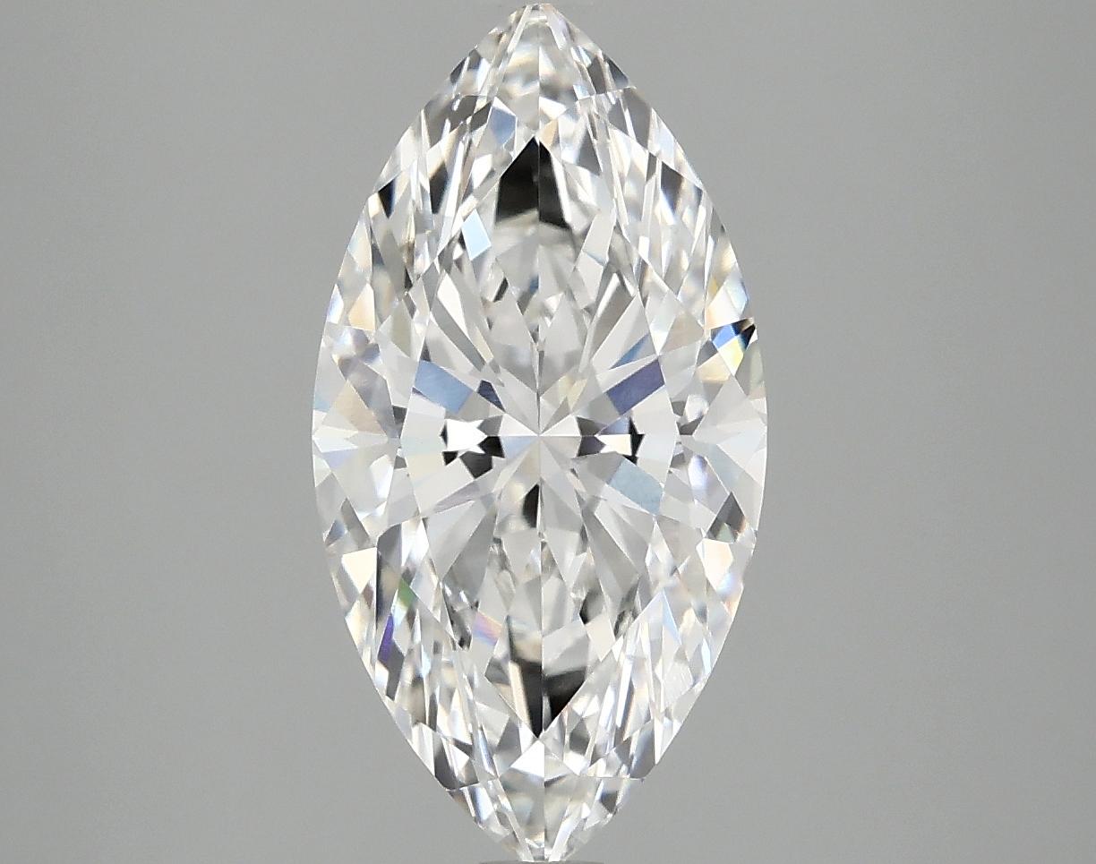 3.08 Carat Marquise Shaped Ideal Cut VVS2 IGI Certified Lab Grown Diamond