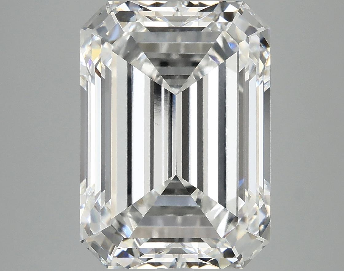 7.29 Carat Emerald Shaped Ideal Cut VVS2 IGI Certified Lab Grown Diamond