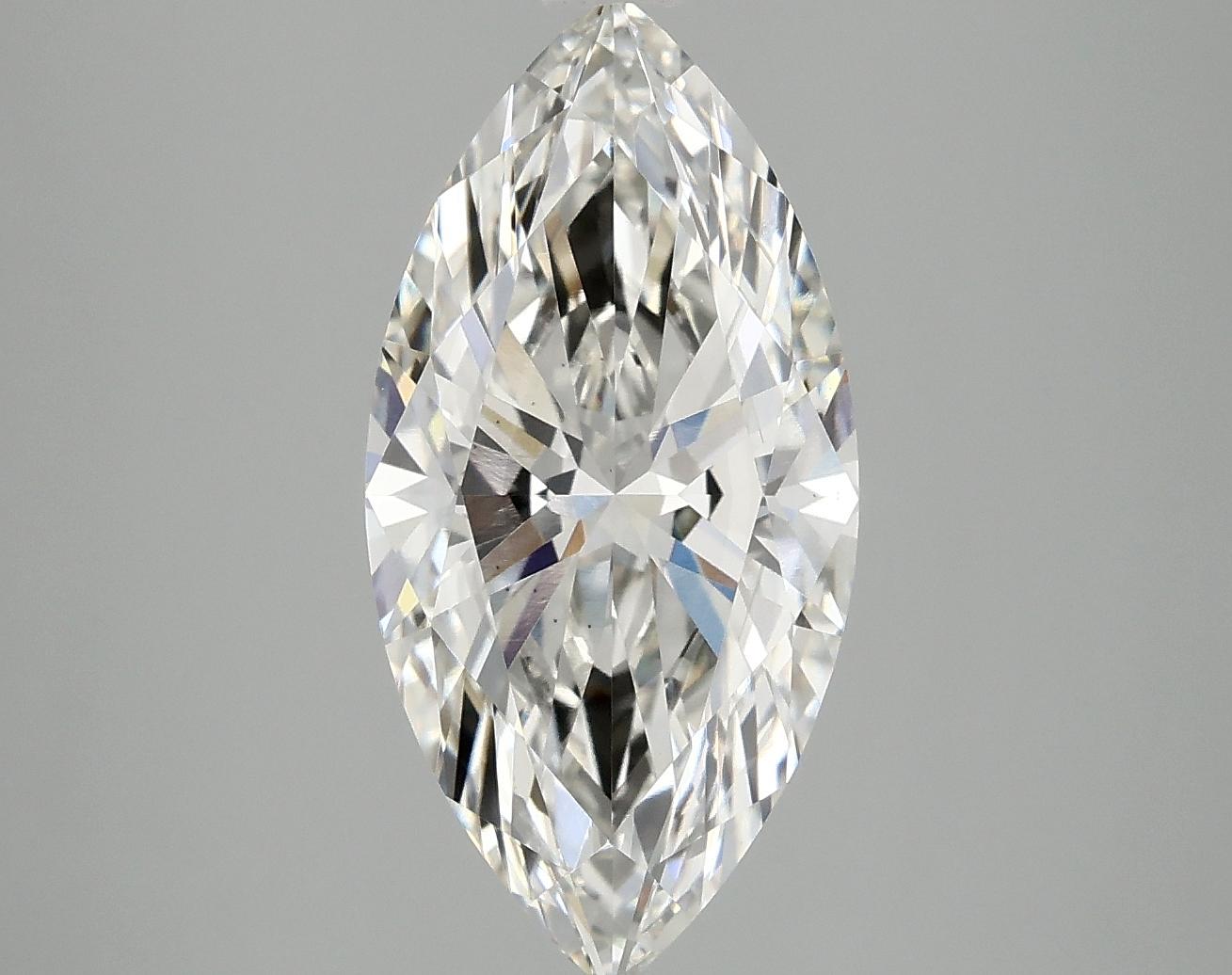 3.09 Carat Marquise Shaped Very Good Cut VS2 IGI Certified Lab Grown Diamond