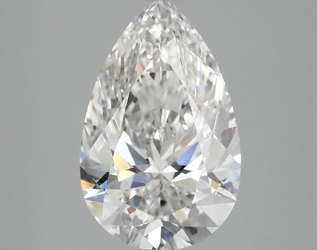 3.04 Carat Pear Shaped Ideal Cut VVS2 IGI Certified Lab Grown Diamond
