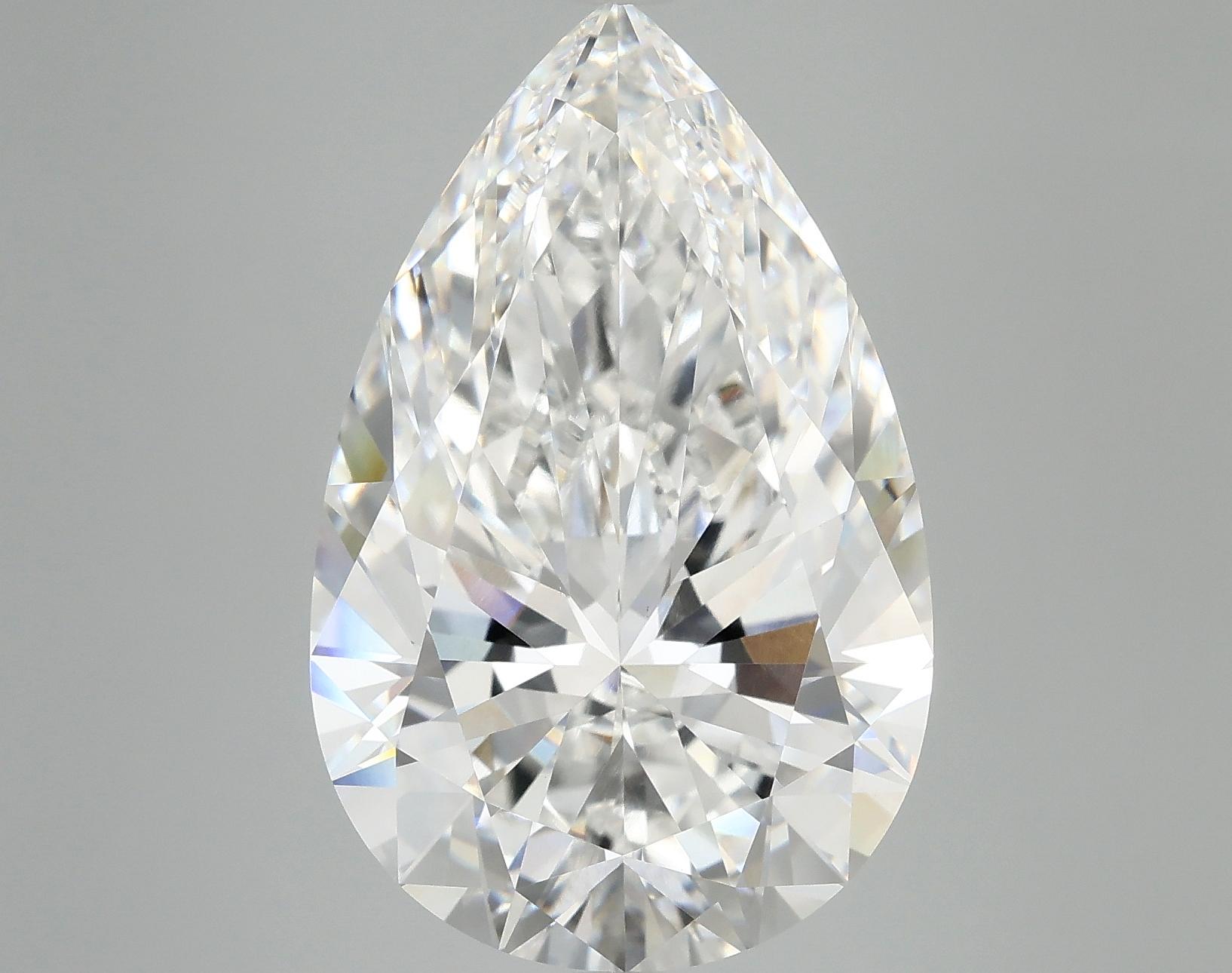 10.35 Carat Pear Shaped Ideal Cut VVS2 IGI Certified Lab Grown Diamond