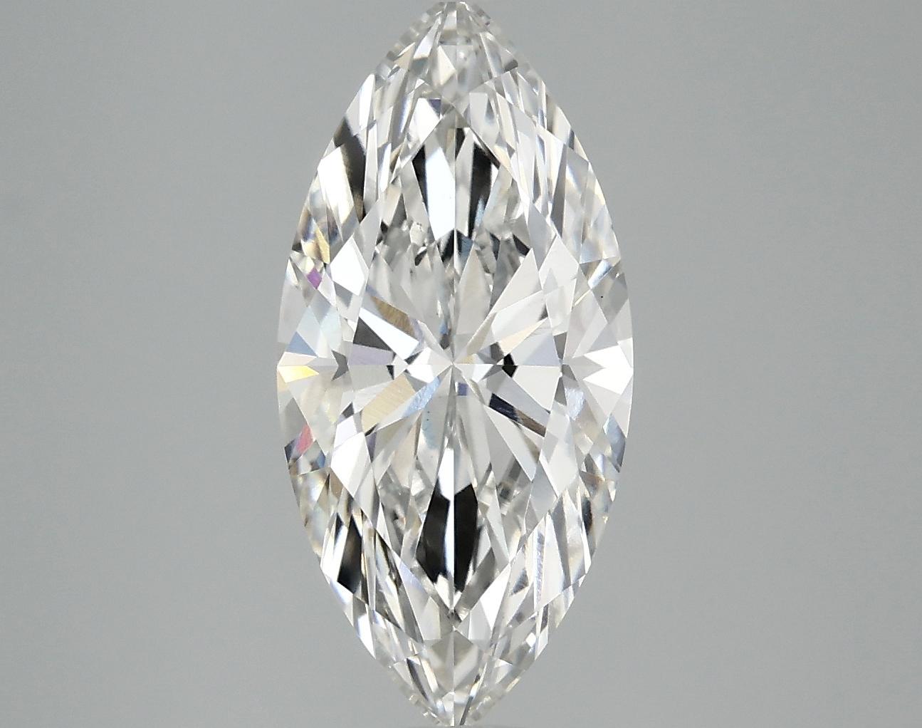 3.07 Carat Marquise Shaped Excellent Cut VS1 IGI Certified Lab Grown Diamond