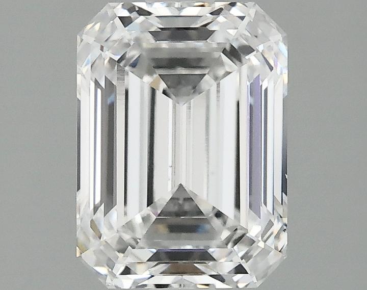 2.1 Carat Emerald Shaped Excellent Cut VS2 IGI Certified Lab Grown Diamond