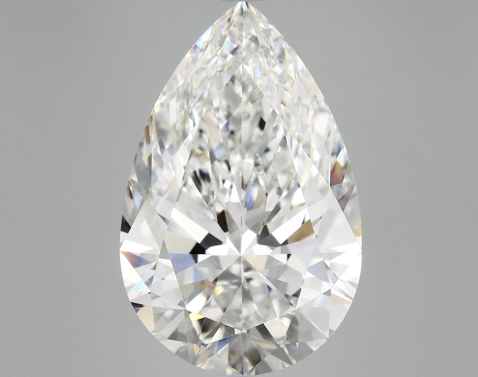 10.16 Carat Pear Shaped Ideal Cut VS2 IGI Certified Lab Grown Diamond