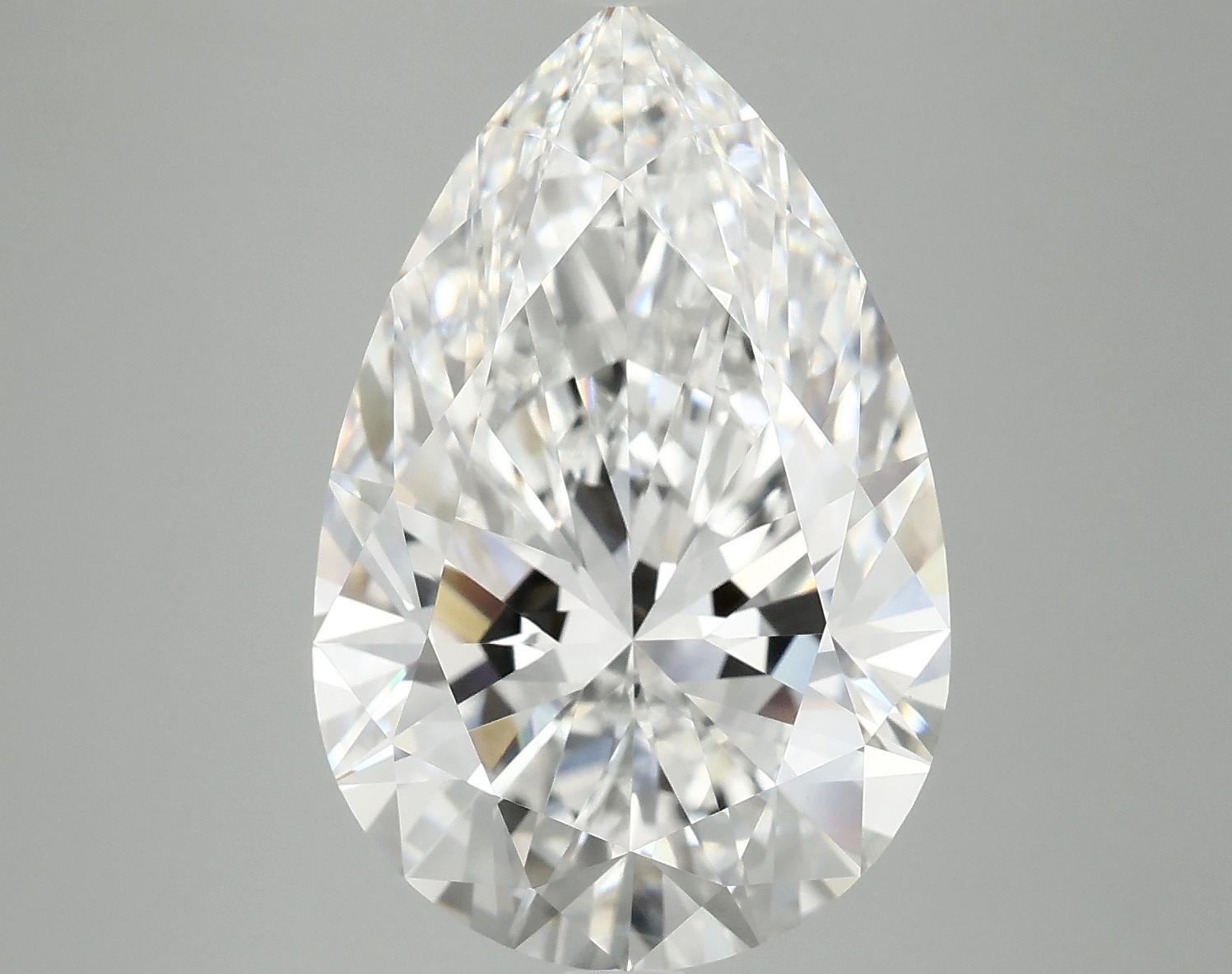 7.16 Carat Pear Shaped Excellent Cut VVS2 IGI Certified Lab Grown Diamond