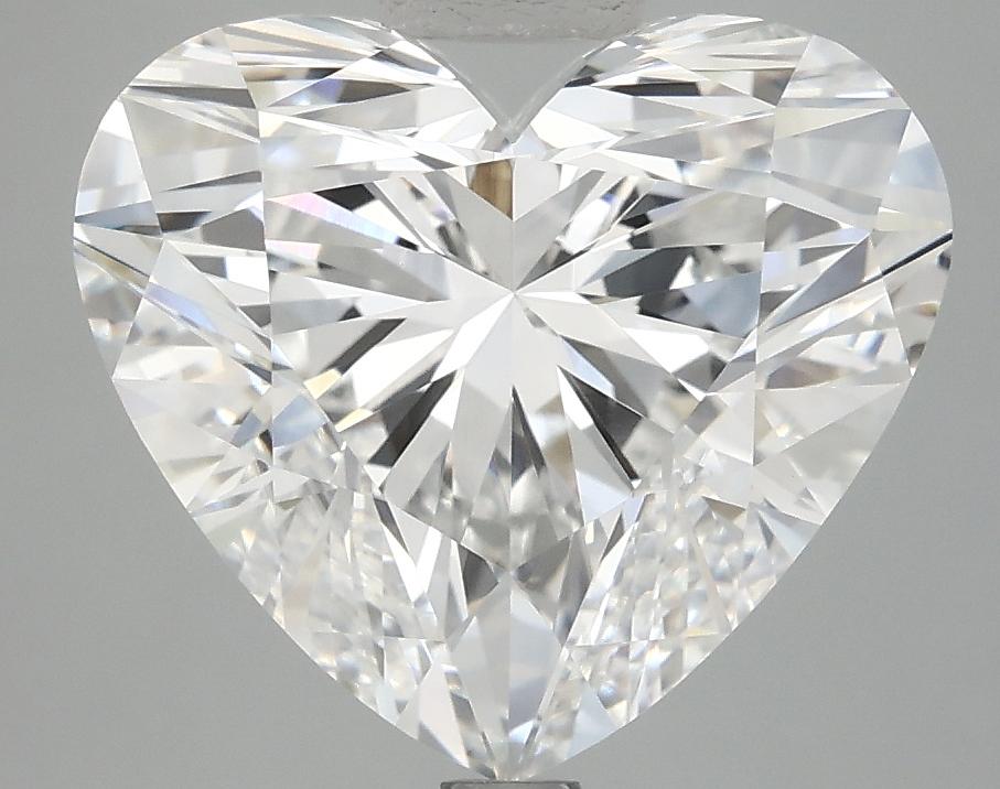5.02 Carat Heart Shaped Ideal Cut VVS2 IGI Certified Lab Grown Diamond