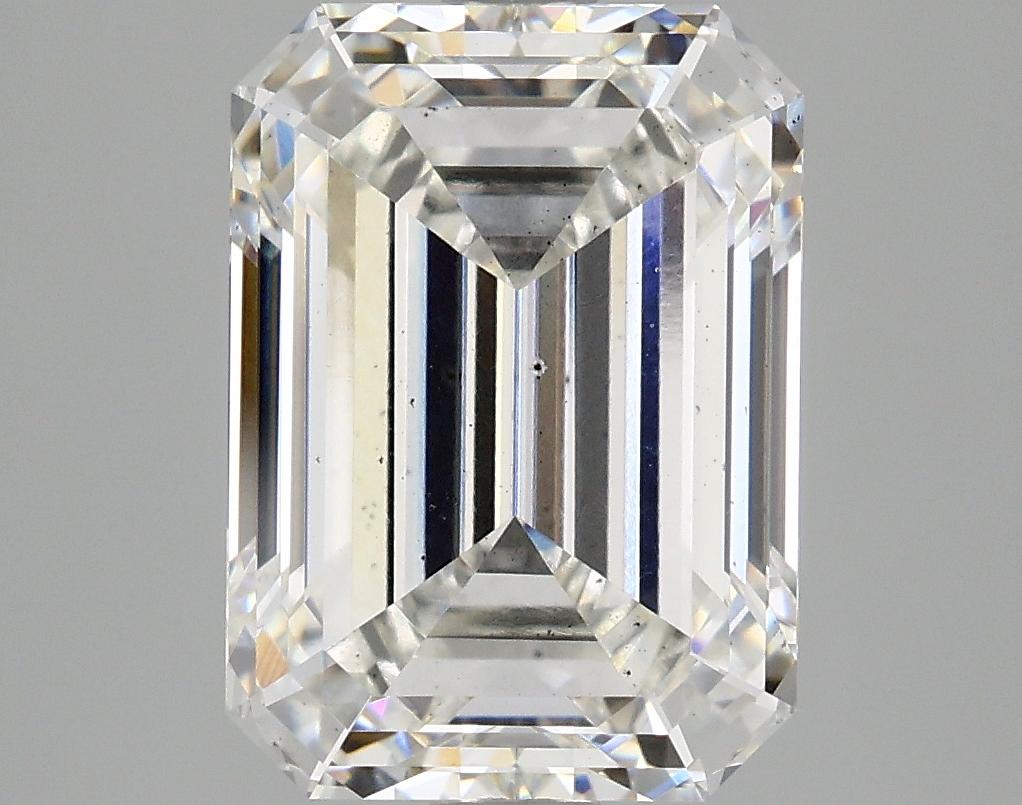 3.82 Carat Emerald Shaped Excellent Cut SI1 IGI Certified Lab Grown Diamond