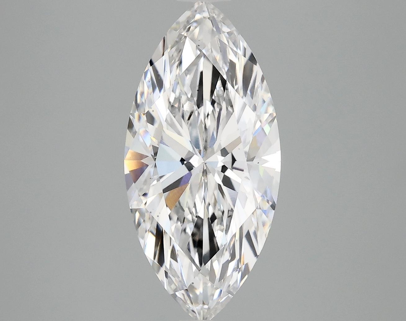 3.05 Carat Marquise Shaped Excellent Cut VS2 IGI Certified Lab Grown Diamond