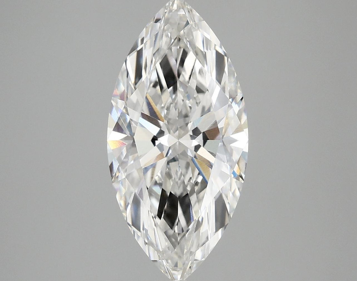 3.07 Carat Marquise Shaped Excellent Cut VVS2 IGI Certified Lab Grown Diamond