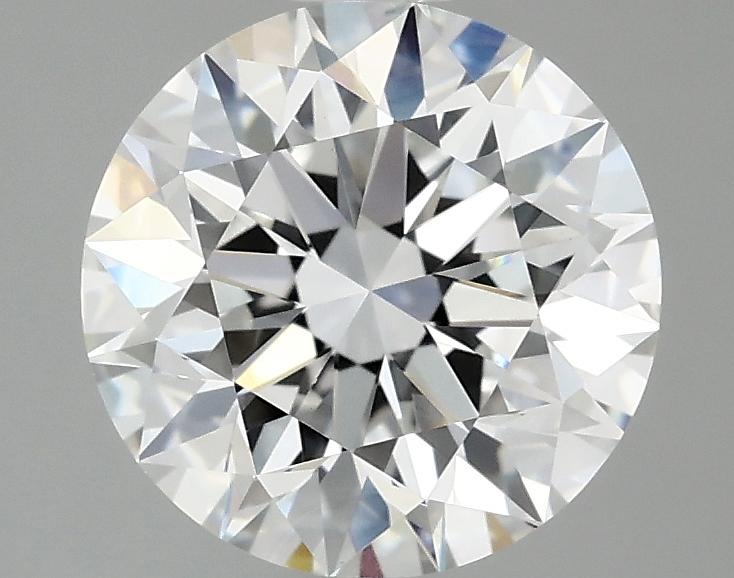 2.52 Carat Round Shaped Excellent Cut VVS2 IGI Certified Lab Grown Diamond