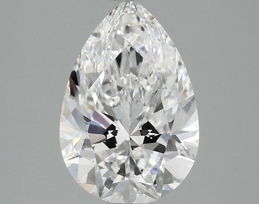2.08 Carat Pear Shaped Excellent Cut VVS2 IGI Certified Lab Grown Diamond