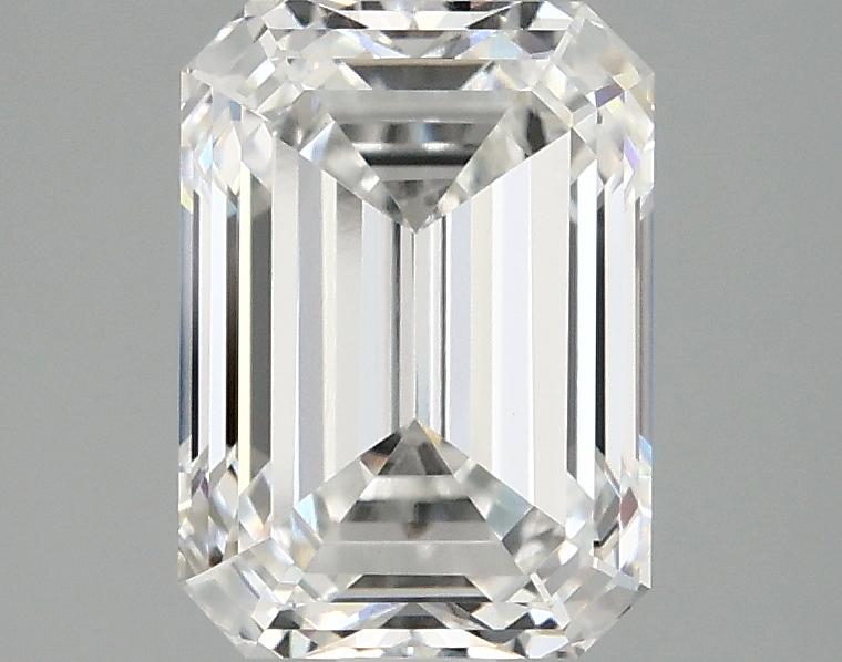 2.56 Carat Emerald Shaped Excellent Cut VVS2 IGI Certified Lab Grown Diamond