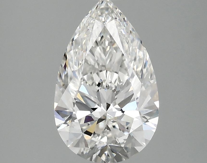 1.54 Carat Pear Shaped Ideal Cut VS2 IGI Certified Lab Grown Diamond