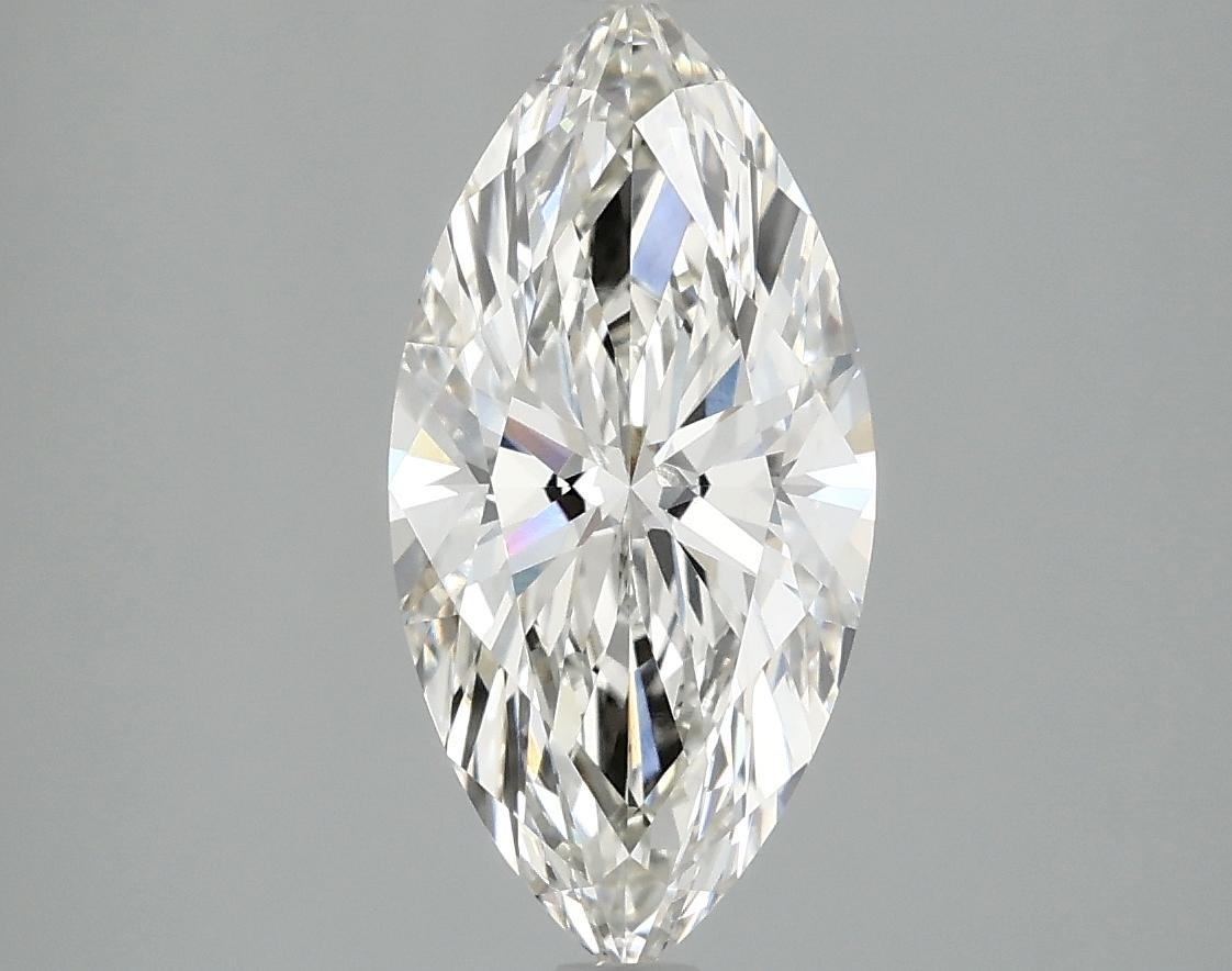 2.08 Carat Marquise Shaped Ideal Cut VVS2 IGI Certified Lab Grown Diamond