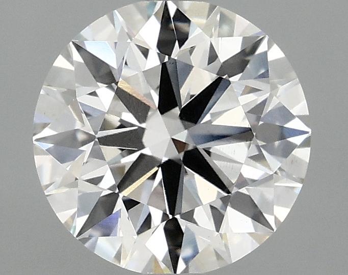 2.08 Carat Round Shaped Ideal Cut VS2 IGI Certified Lab Grown Diamond
