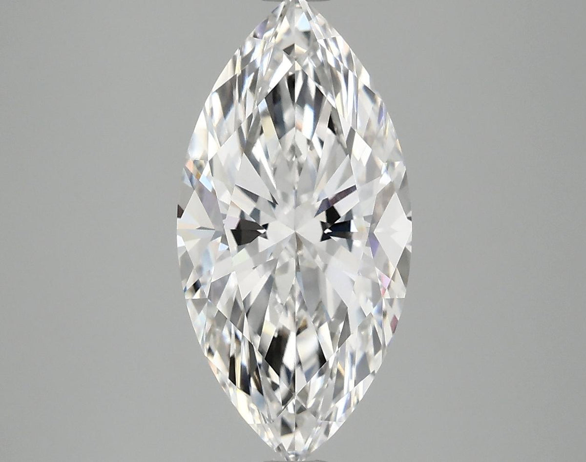 3.08 Carat Marquise Shaped Ideal Cut VVS2 IGI Certified Lab Grown Diamond