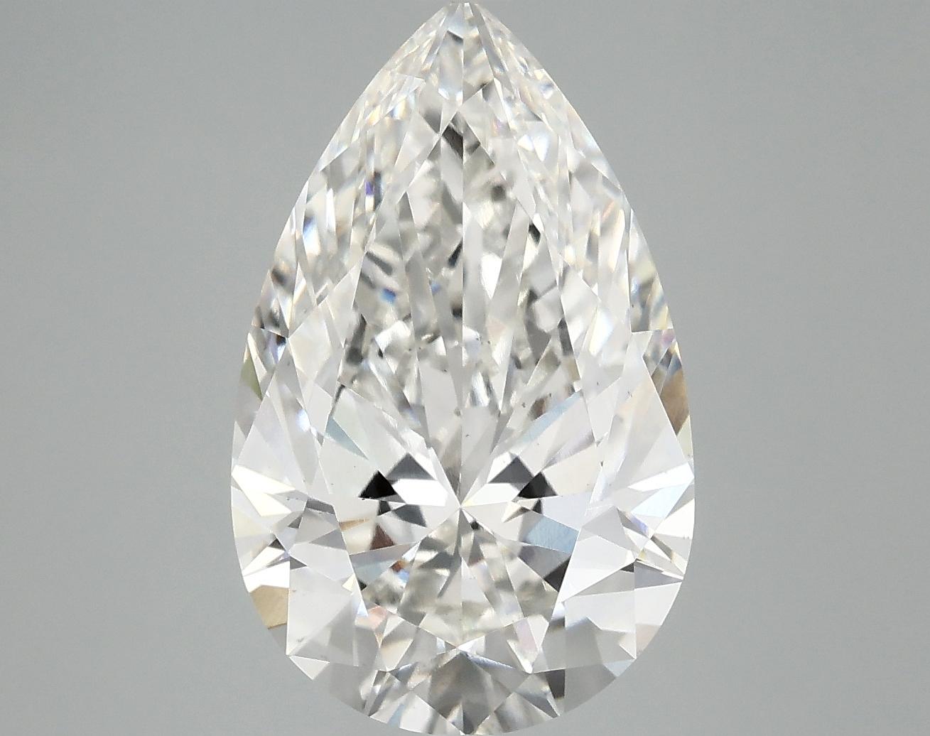 5.09 Carat Pear Shaped Ideal Cut VS2 IGI Certified Lab Grown Diamond