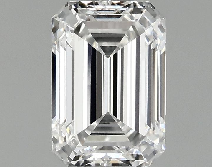 0.98 Carat Emerald Shaped Ideal Cut VVS2 IGI Certified Lab Grown Diamond