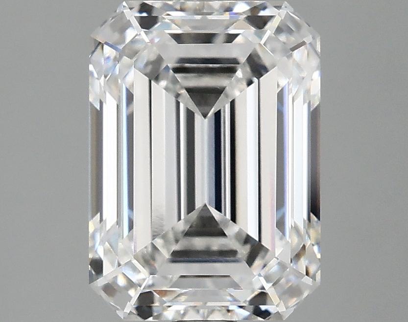 3.07 Carat Emerald Shaped Excellent Cut VVS2 IGI Certified Lab Grown Diamond