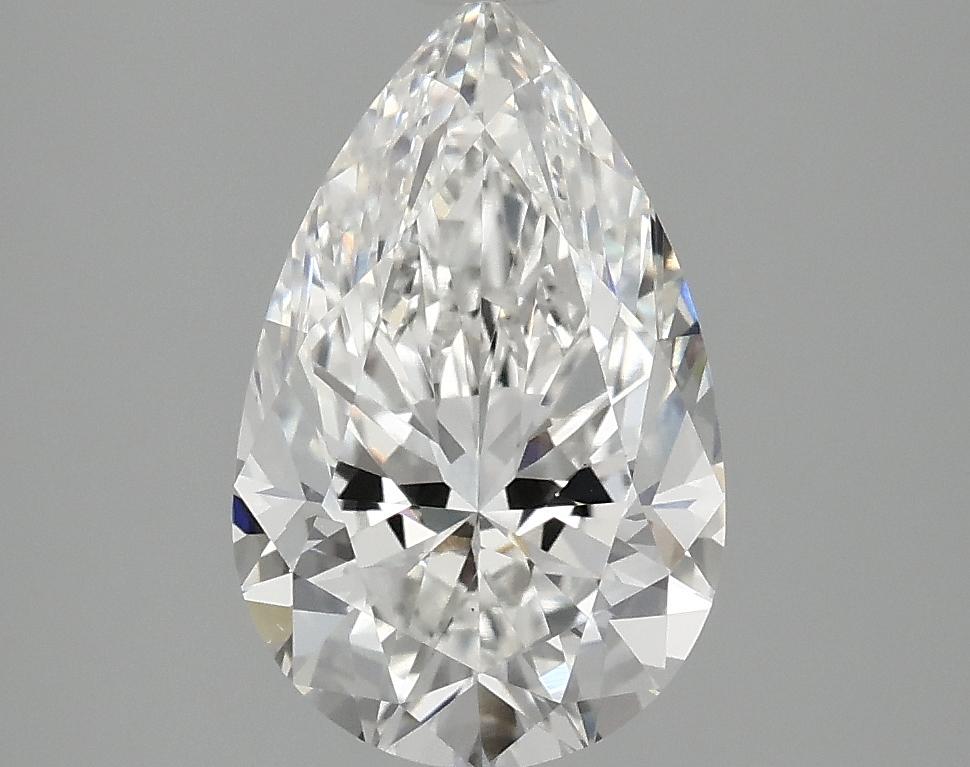 2.5 Carat Pear Shaped Ideal Cut VS1 IGI Certified Lab Grown Diamond