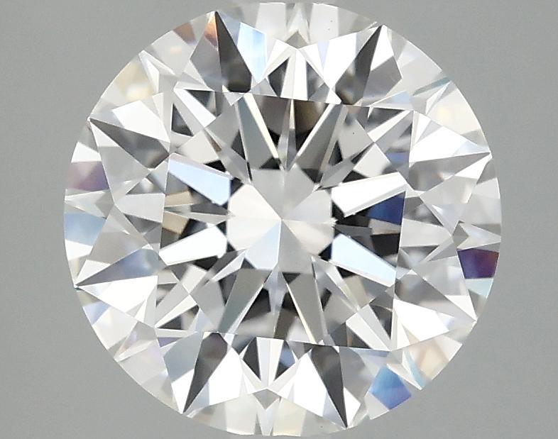 3.08 Carat Round Shaped Excellent Cut VVS2 IGI Certified Lab Grown Diamond