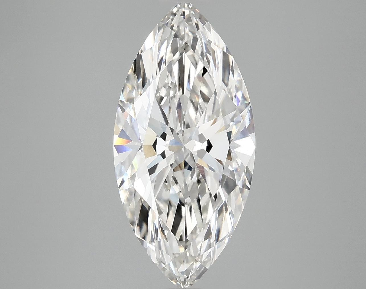 3.04 Carat Marquise Shaped Ideal Cut VVS1 IGI Certified Lab Grown Diamond