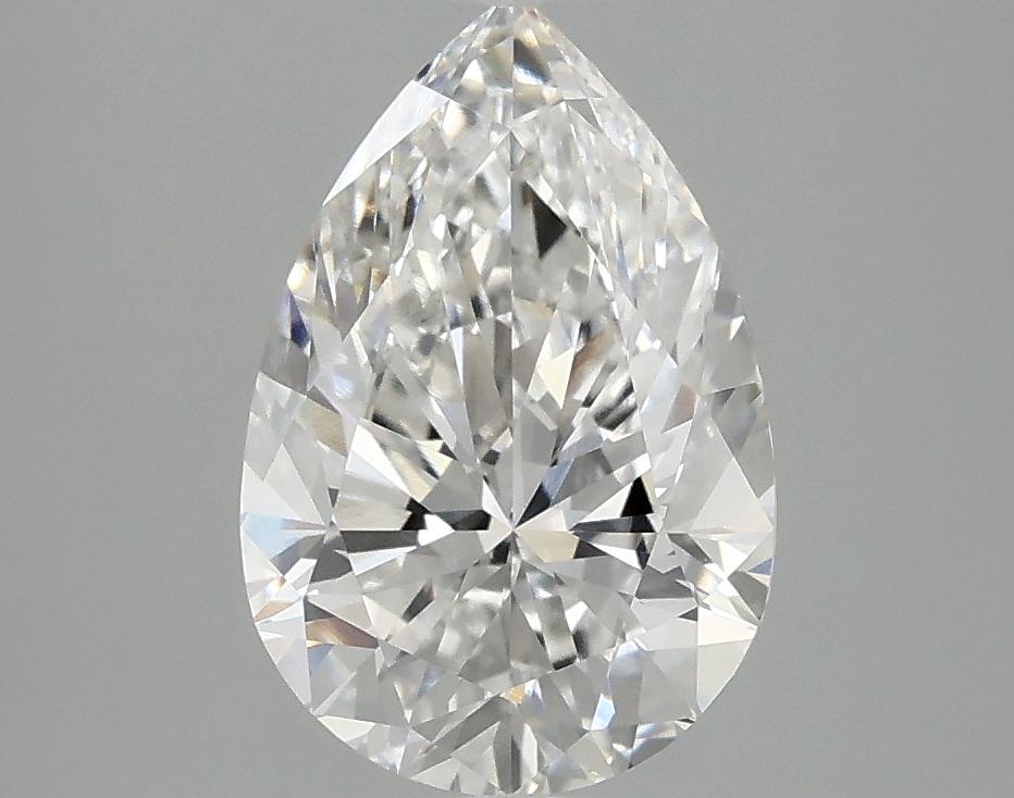 2.4 Carat Pear Shaped Excellent Cut VVS2 IGI Certified Lab Grown Diamond