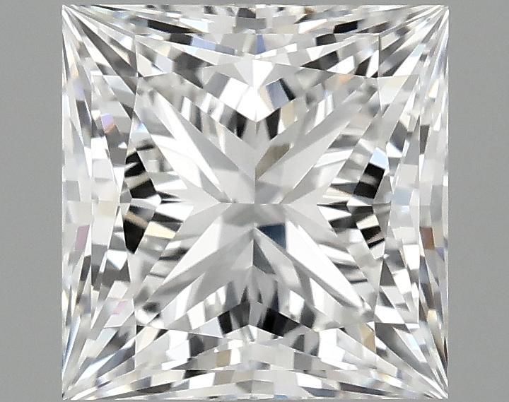 2.06 Carat Princess Shaped Ideal Cut VVS2 IGI Certified Lab Grown Diamond