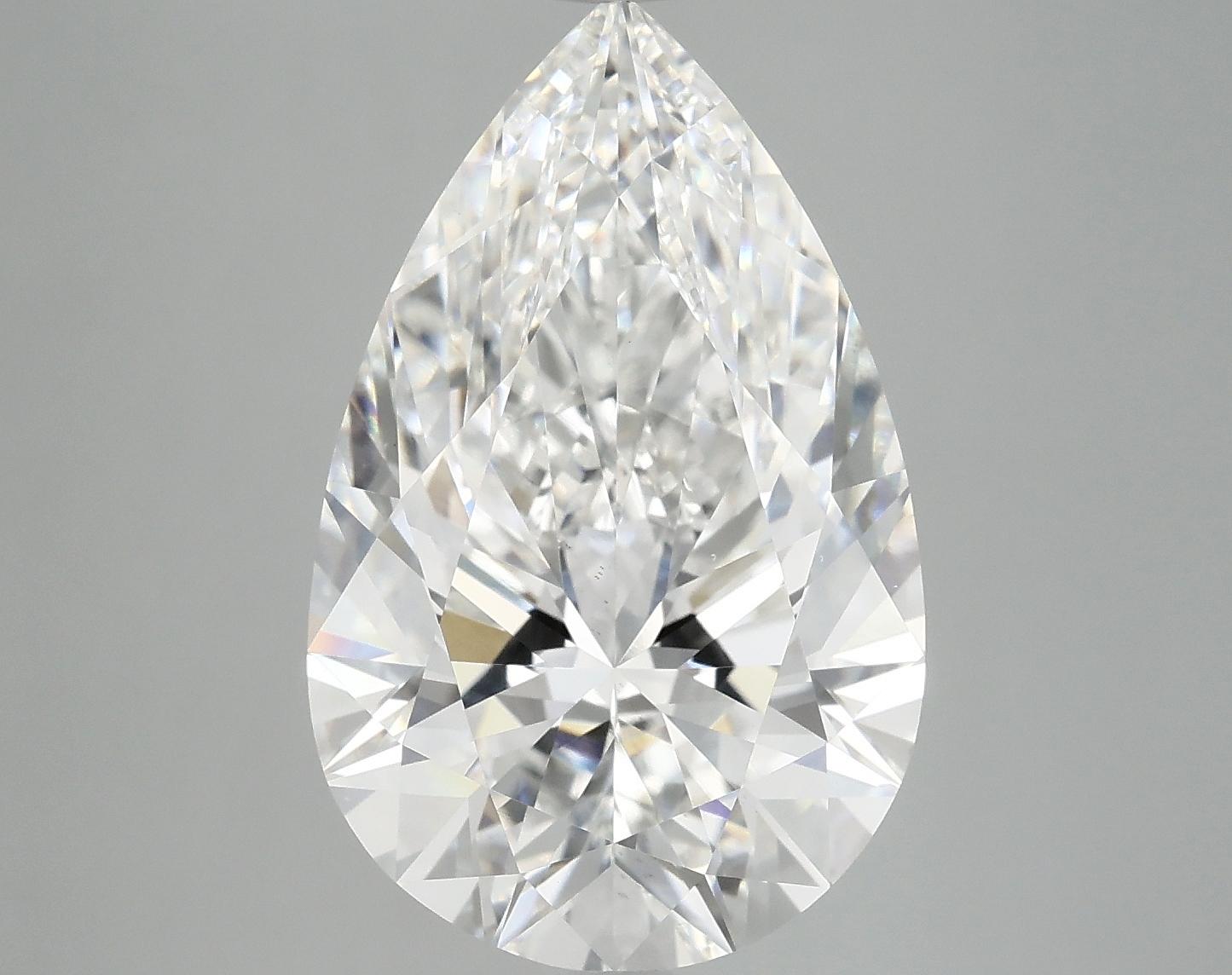 7.58 Carat Pear Shaped Ideal Cut VS2 IGI Certified Lab Grown Diamond