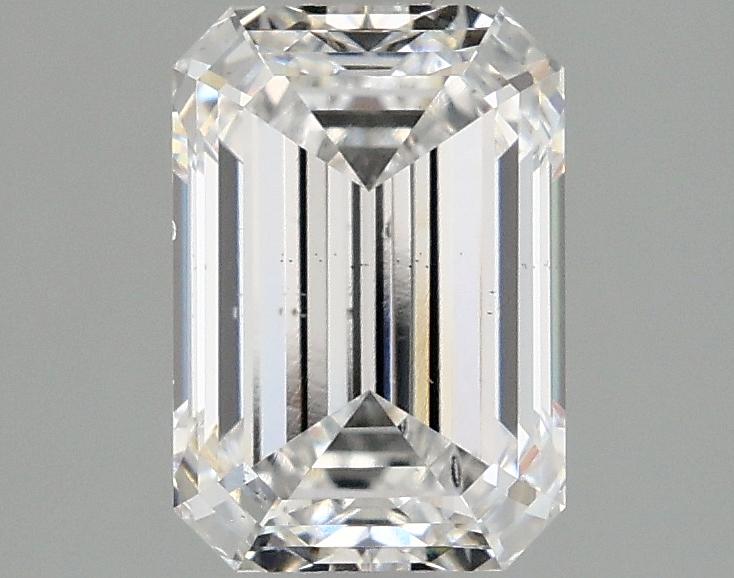 1.97 Carat Emerald Shaped Ideal Cut SI1 IGI Certified Lab Grown Diamond