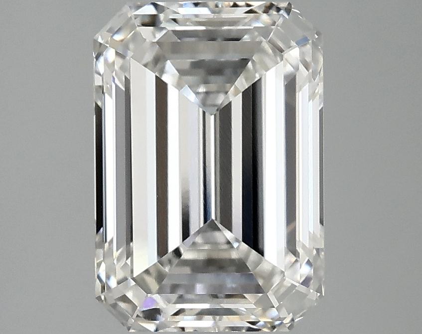 3.03 Carat Emerald Shaped Ideal Cut VVS2 IGI Certified Lab Grown Diamond