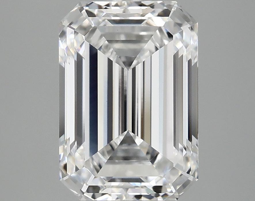 3.09 Carat Emerald Shaped Ideal Cut VS1 IGI Certified Lab Grown Diamond