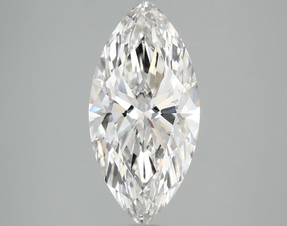 2.37 Carat Marquise Shaped Excellent Cut VVS2 IGI Certified Lab Grown Diamond