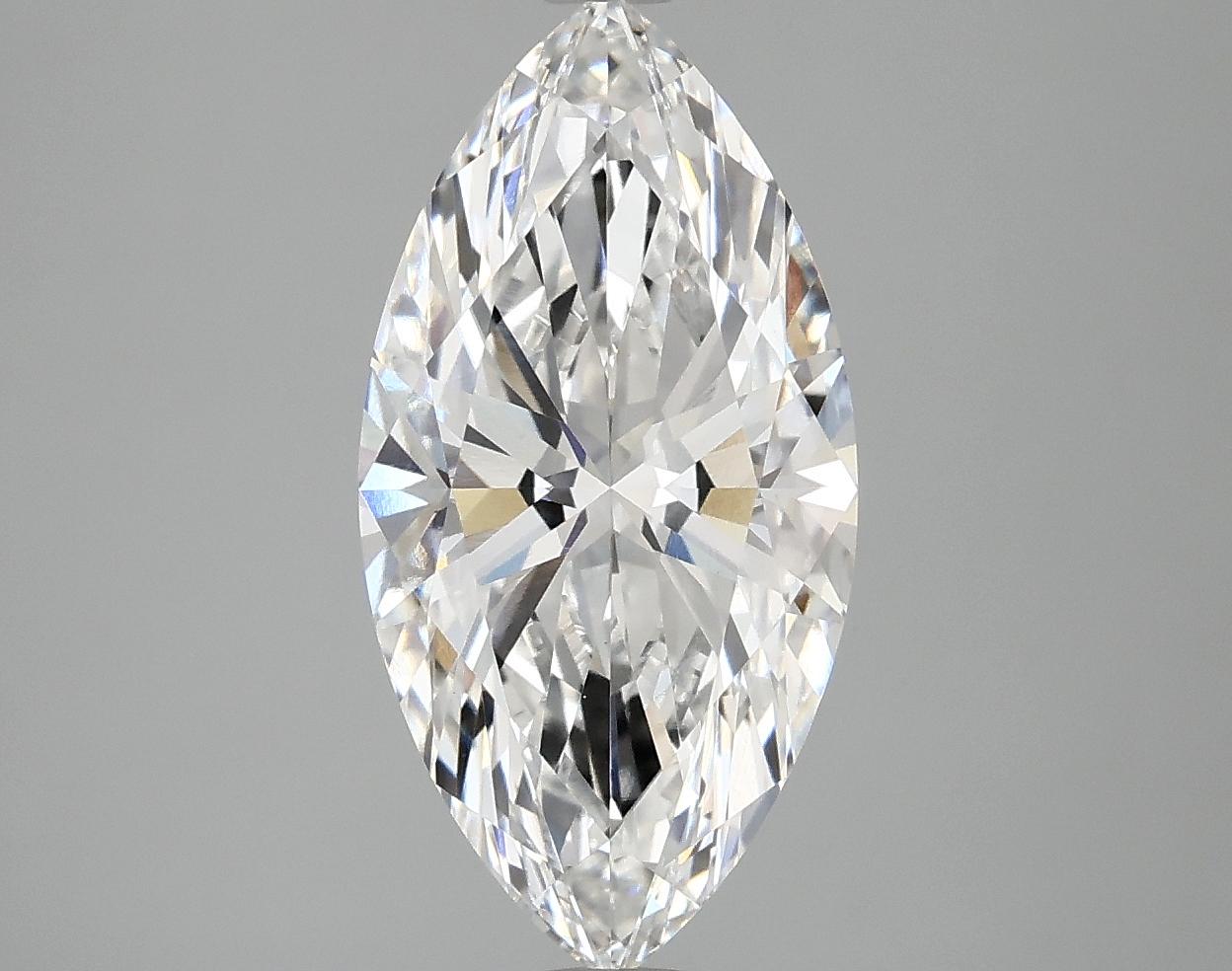 3.09 Carat Marquise Shaped Ideal Cut VVS2 IGI Certified Lab Grown Diamond