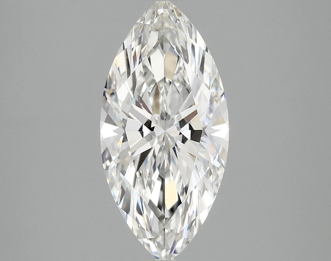 2.08 Carat Marquise Shaped Excellent Cut VVS2 IGI Certified Lab Grown Diamond