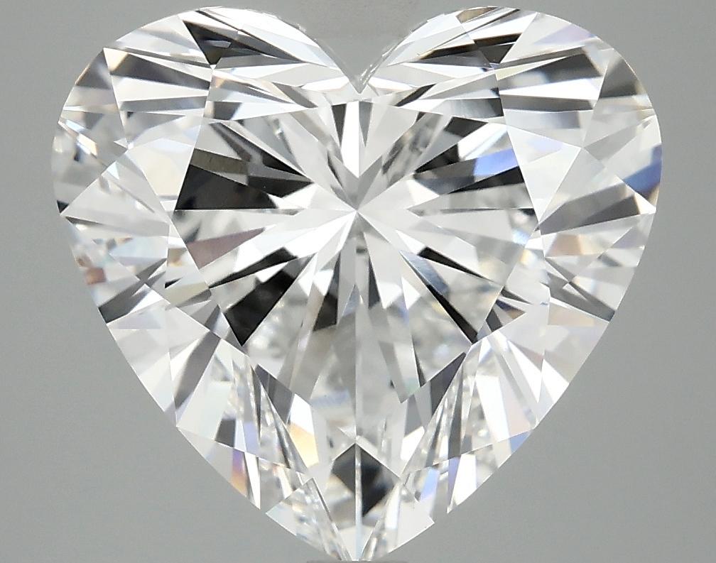 6.02 Carat Heart Shaped Ideal Cut VVS2 IGI Certified Lab Grown Diamond