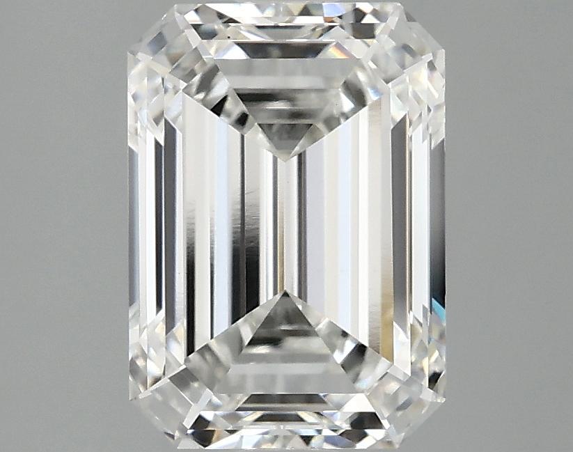 2.87 Carat Emerald Shaped Ideal Cut VS1 IGI Certified Lab Grown Diamond