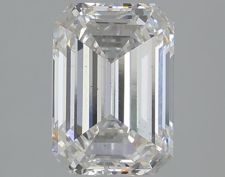2.38 Carat Emerald Shaped Ideal Cut SI1 IGI Certified Lab Grown Diamond