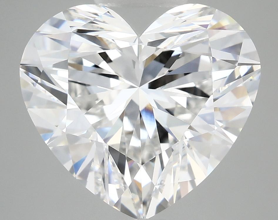 5.09 Carat Heart Shaped Ideal Cut VVS2 IGI Certified Lab Grown Diamond