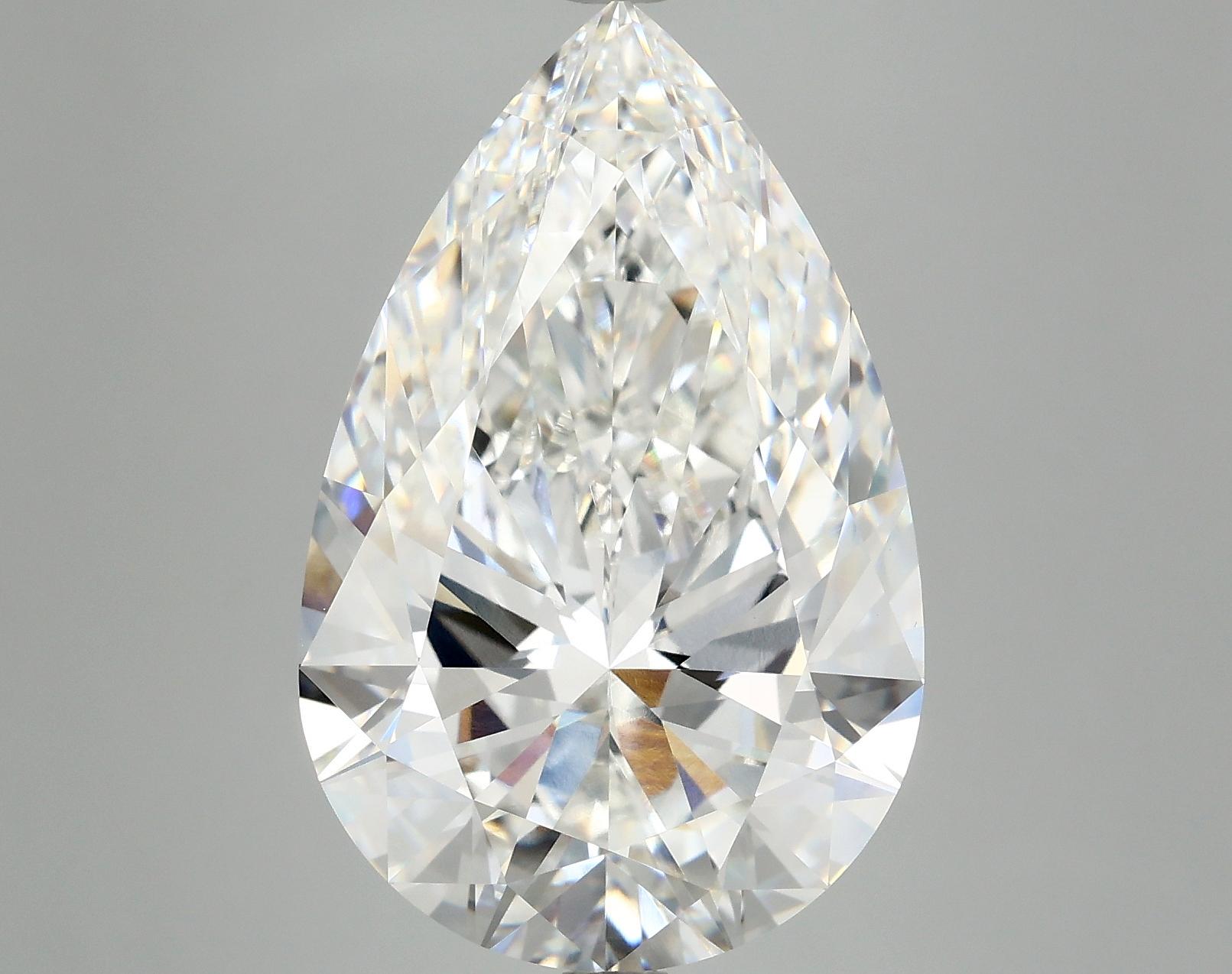 10.07 Carat Pear Shaped Ideal Cut VVS2 IGI Certified Lab Grown Diamond