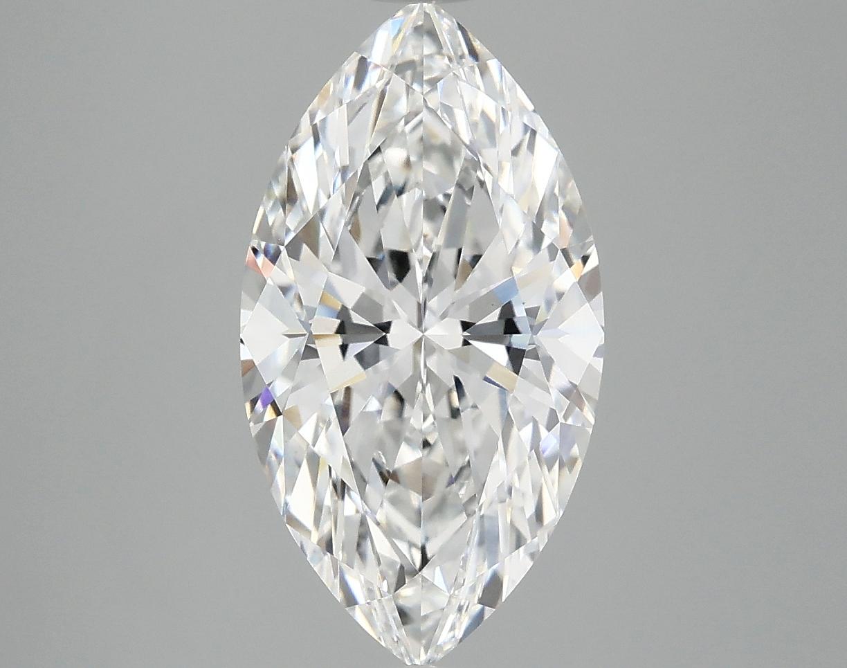 3.09 Carat Marquise Shaped Excellent Cut VVS2 IGI Certified Lab Grown Diamond