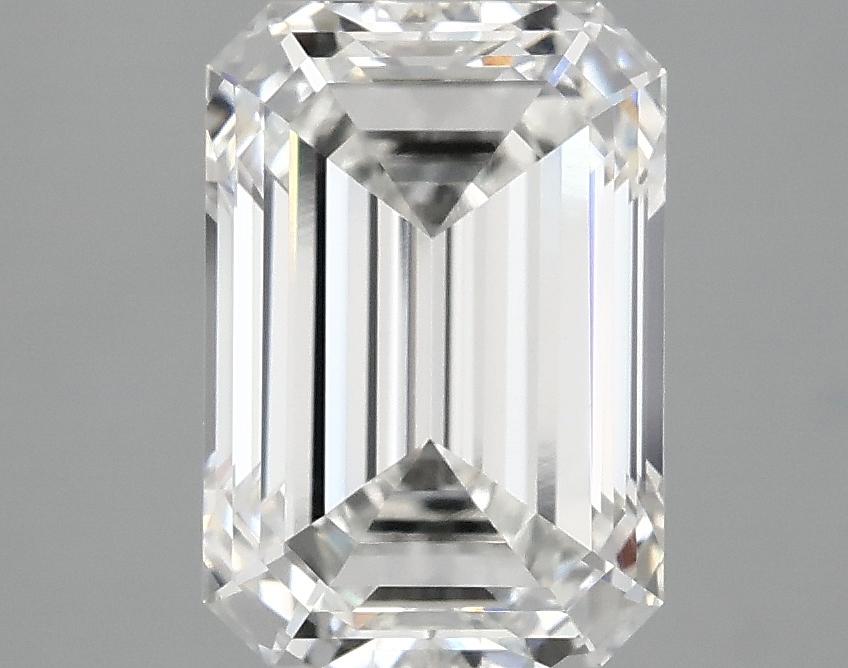 3.09 Carat Emerald Shaped Ideal Cut VVS2 IGI Certified Lab Grown Diamond