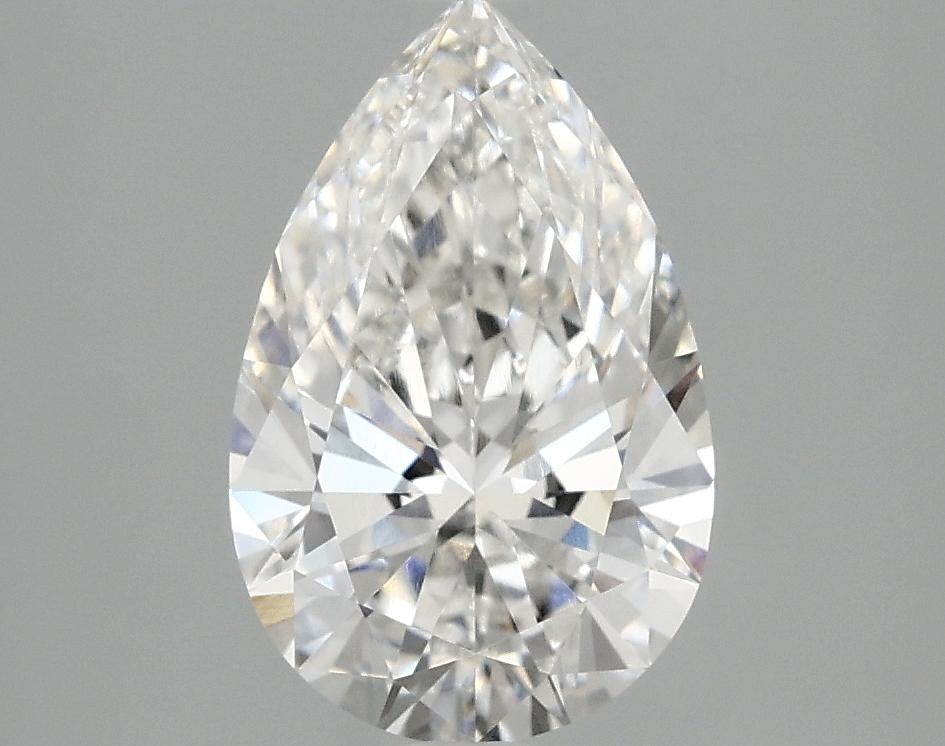 2.08 Carat Pear Shaped Ideal Cut VVS2 IGI Certified Lab Grown Diamond